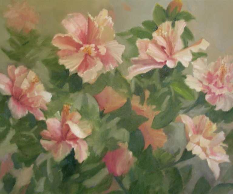 Hibiscus 50 x 75 cm