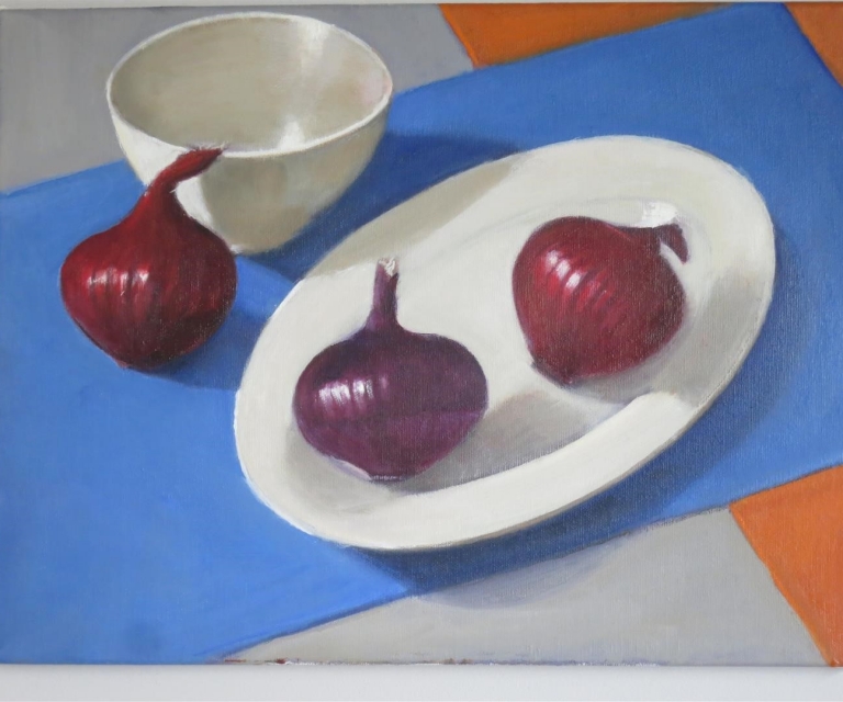 Onions with mats 